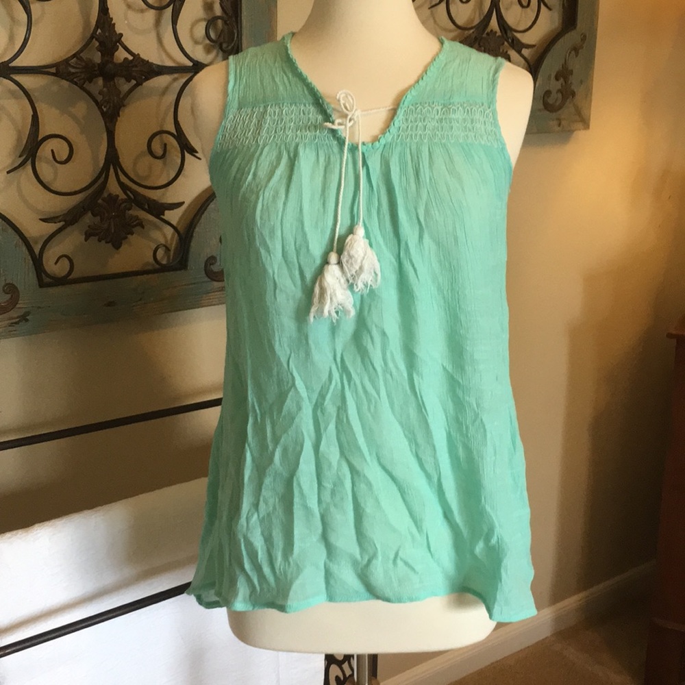 Wrangler mint colored shirt. Size M.